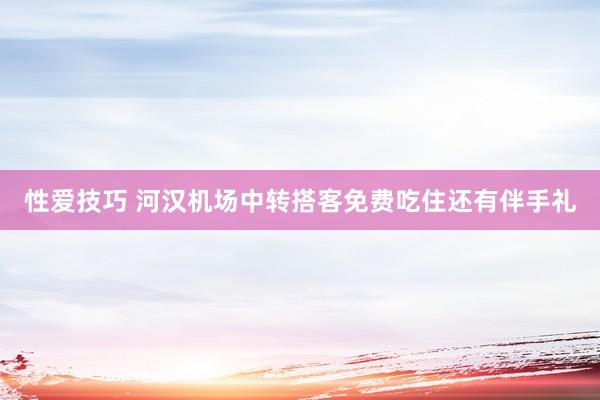 性爱技巧 河汉机场中转搭客免费吃住还有伴手礼