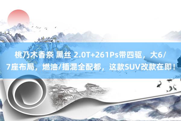 桃乃木香奈 黑丝 2.0T+261Ps带四驱，大6/7座布局，燃油/插混全配都，这款SUV改款在即！